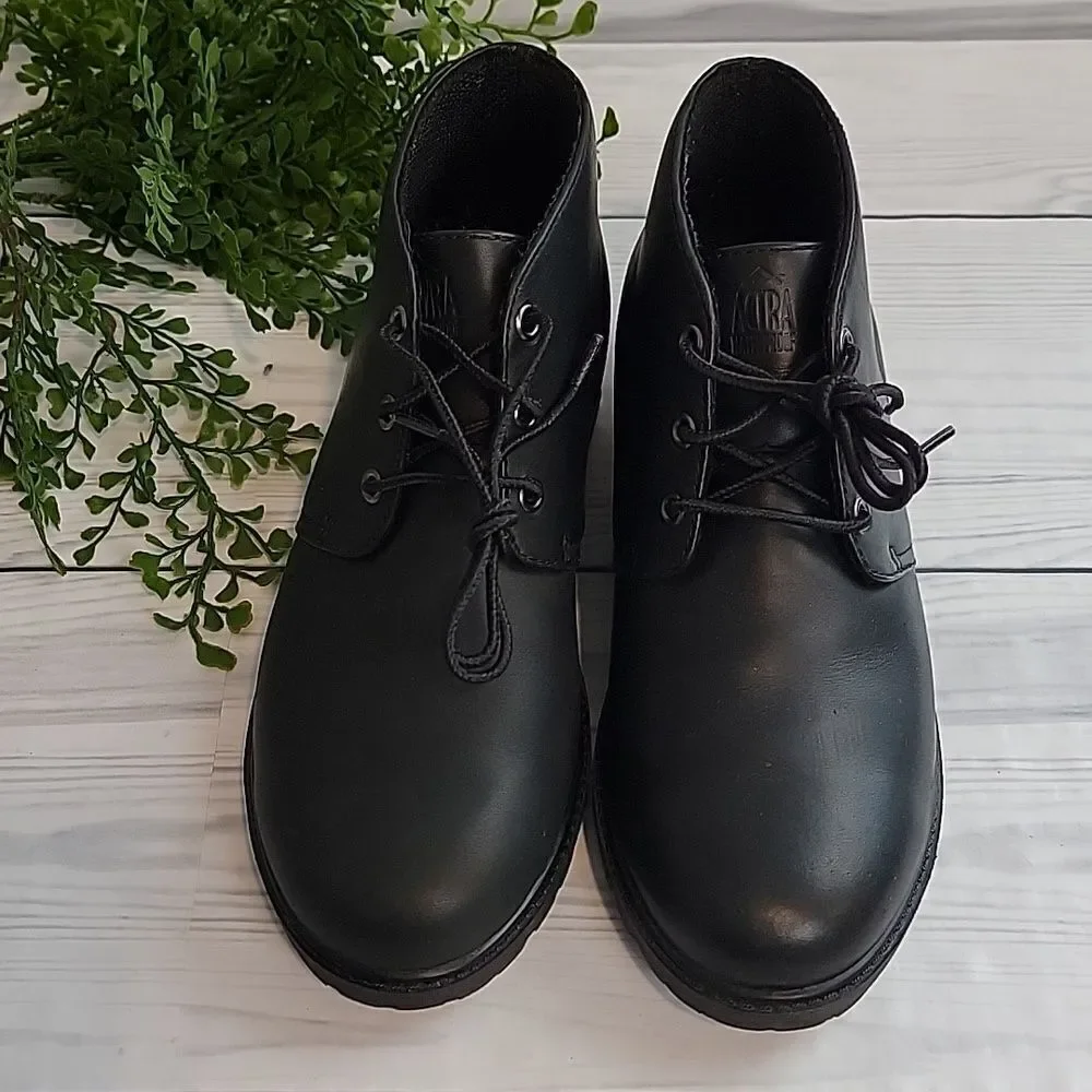 Actra Men\'s black chukka boots Size 9.5 Arden Chukka Boot // Velvet Noir Black Suede – Anthony Veer main image 4